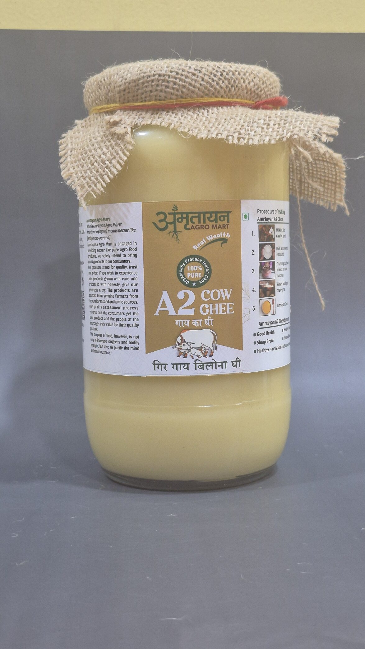 A2 Gir Cow Ghee 1 ltr