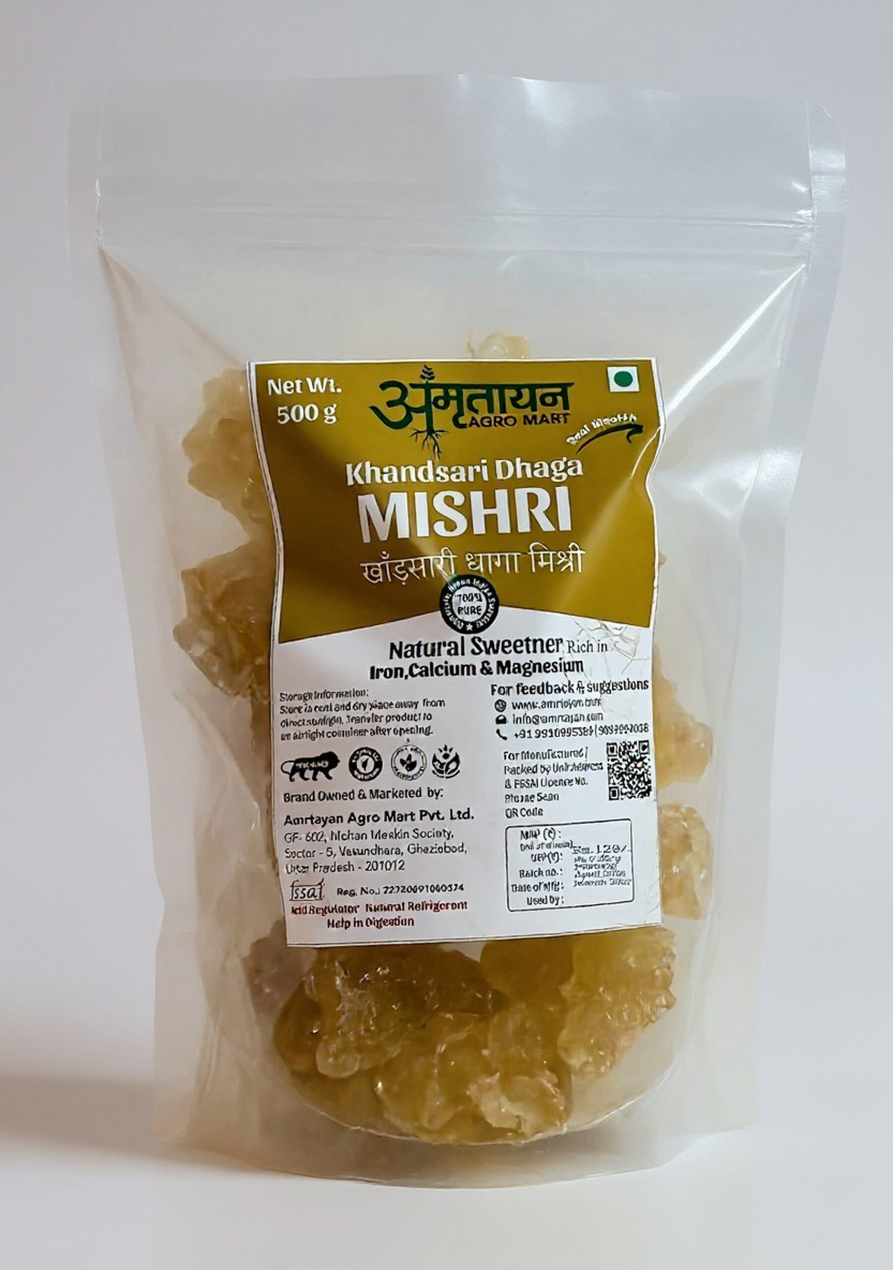 Rock Sugar Mishri 500 gm