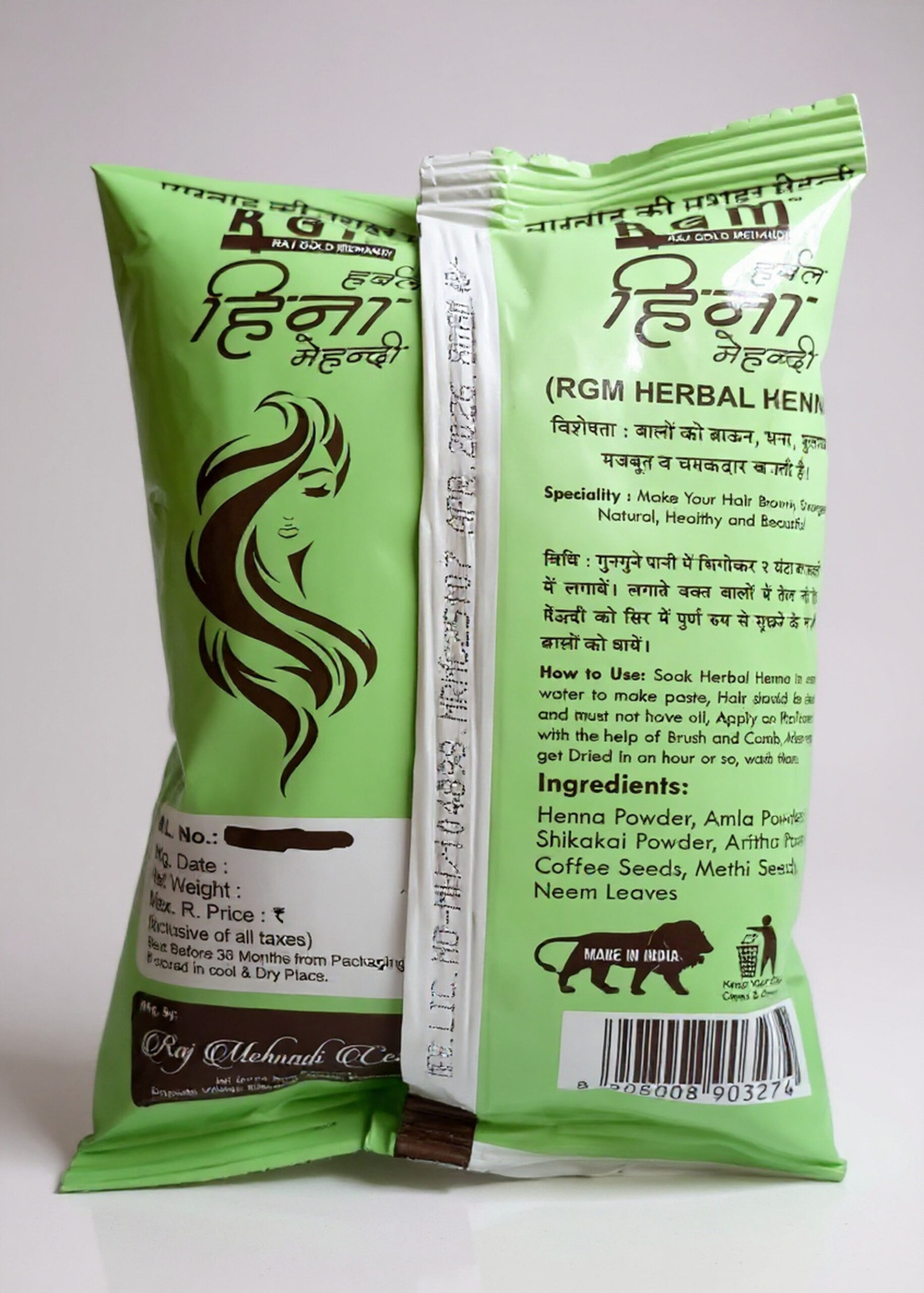RGM Herbal Henna Natural 80 g - Image 2