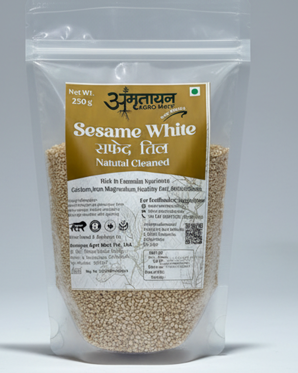 Organic Sesame(Til) White -250 g